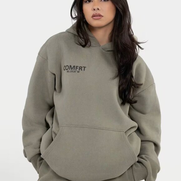 Comfrt Hoodie & Sweatpants set- moss coordinate, size 3X unisex never worn - Picture 2 of 7